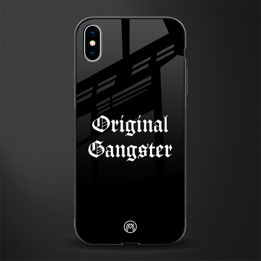 original gangster glass case for iphone xs max image