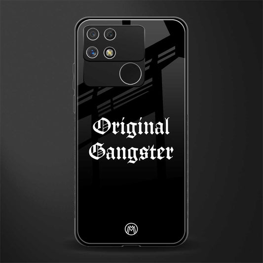 original gangster back phone cover | glass case for realme narzo 50a