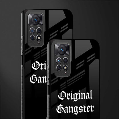 original gangster back phone cover | glass case for redmi note 11 pro plus 4g/5g