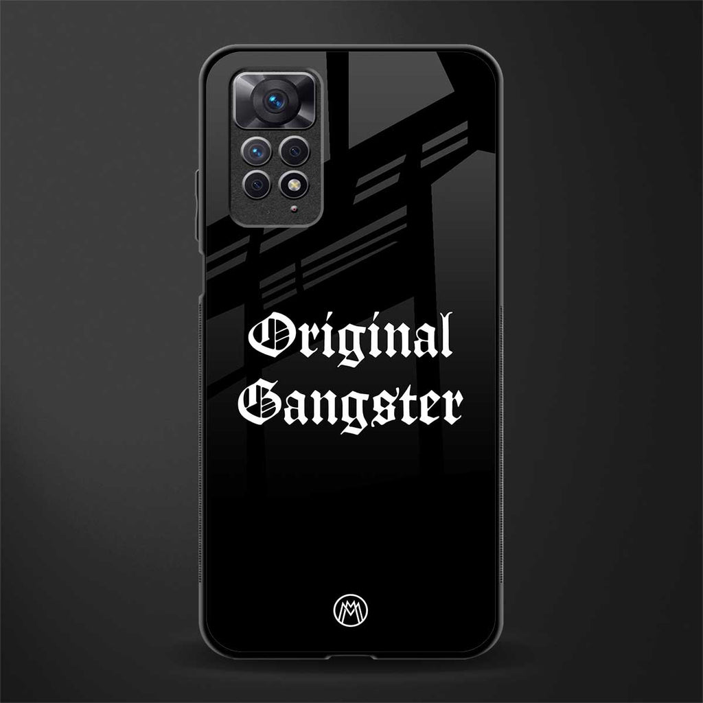original gangster back phone cover | glass case for redmi note 11 pro plus 4g/5g