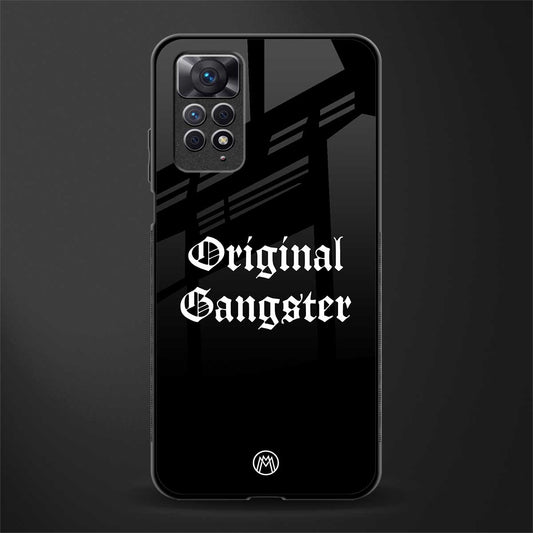original gangster back phone cover | glass case for redmi note 11 pro plus 4g/5g