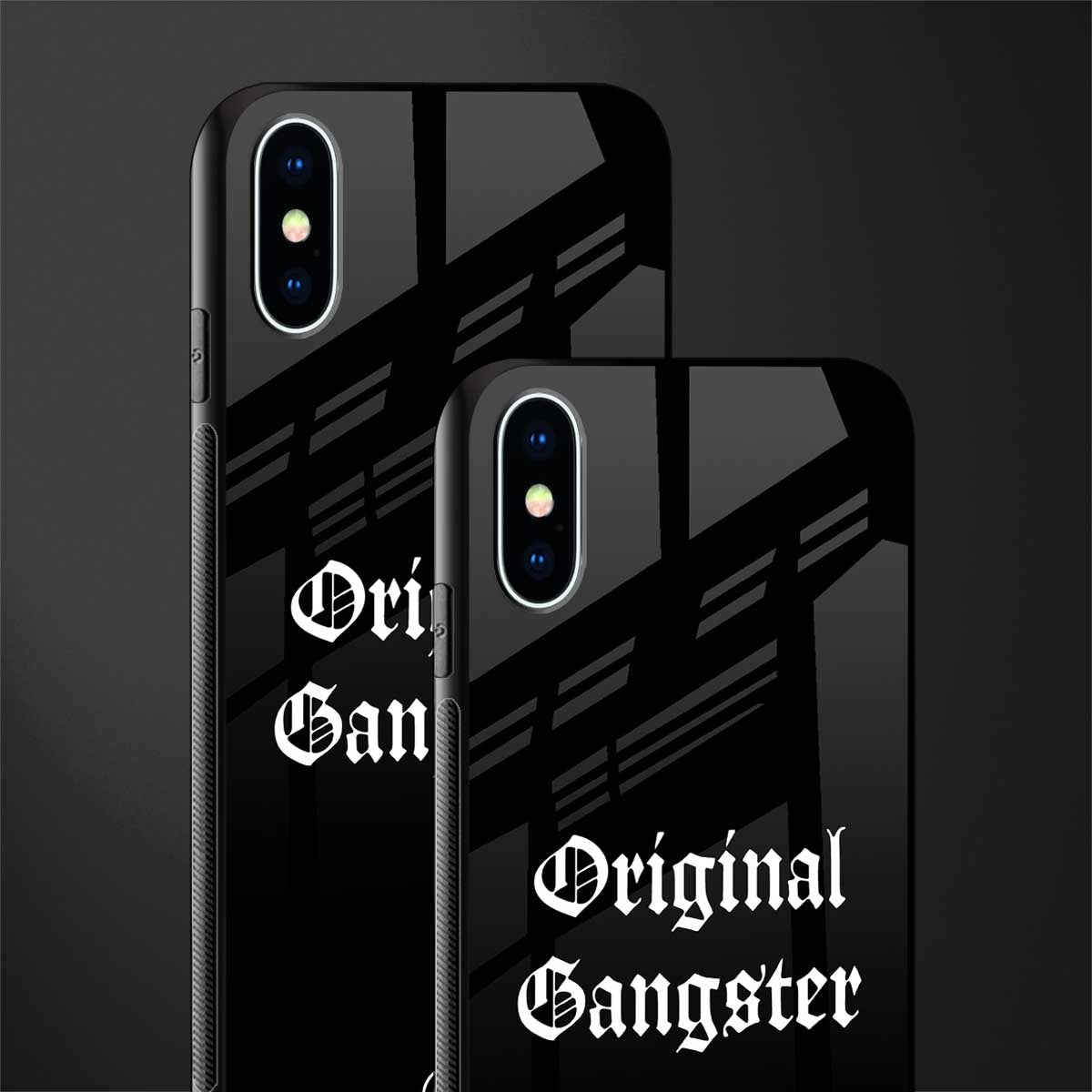 original gangster glass case for iphone xs image-2