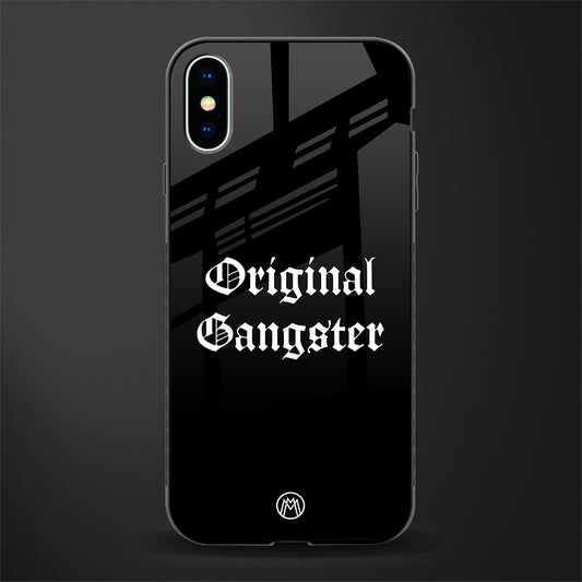 original gangster glass case for iphone xs image