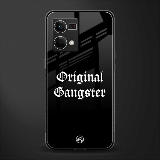 original gangster back phone cover | glass case for oppo f21 pro 4g