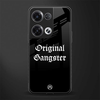 original gangster back phone cover | glass case for oppo reno 8