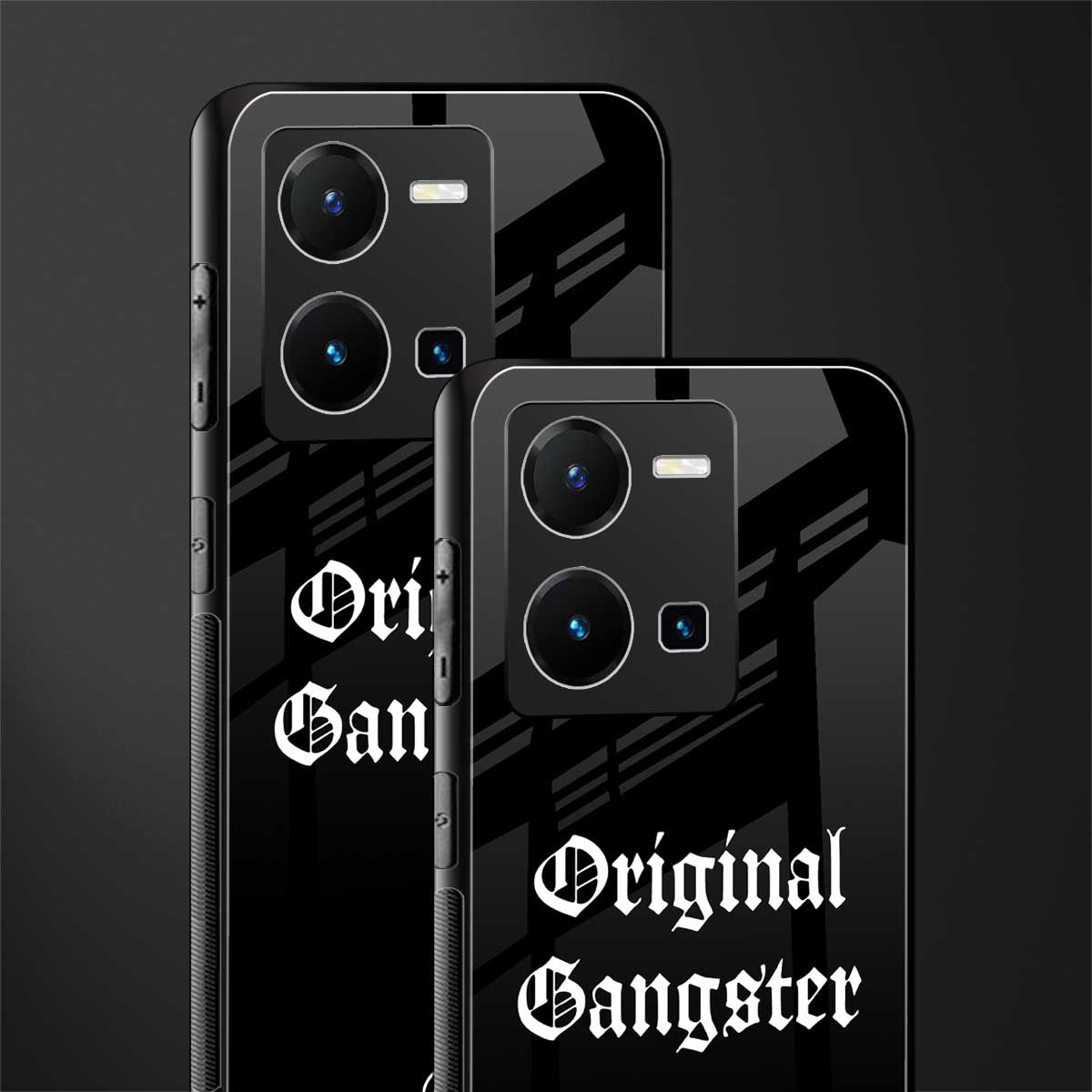 original gangster back phone cover | glass case for vivo y35 4g