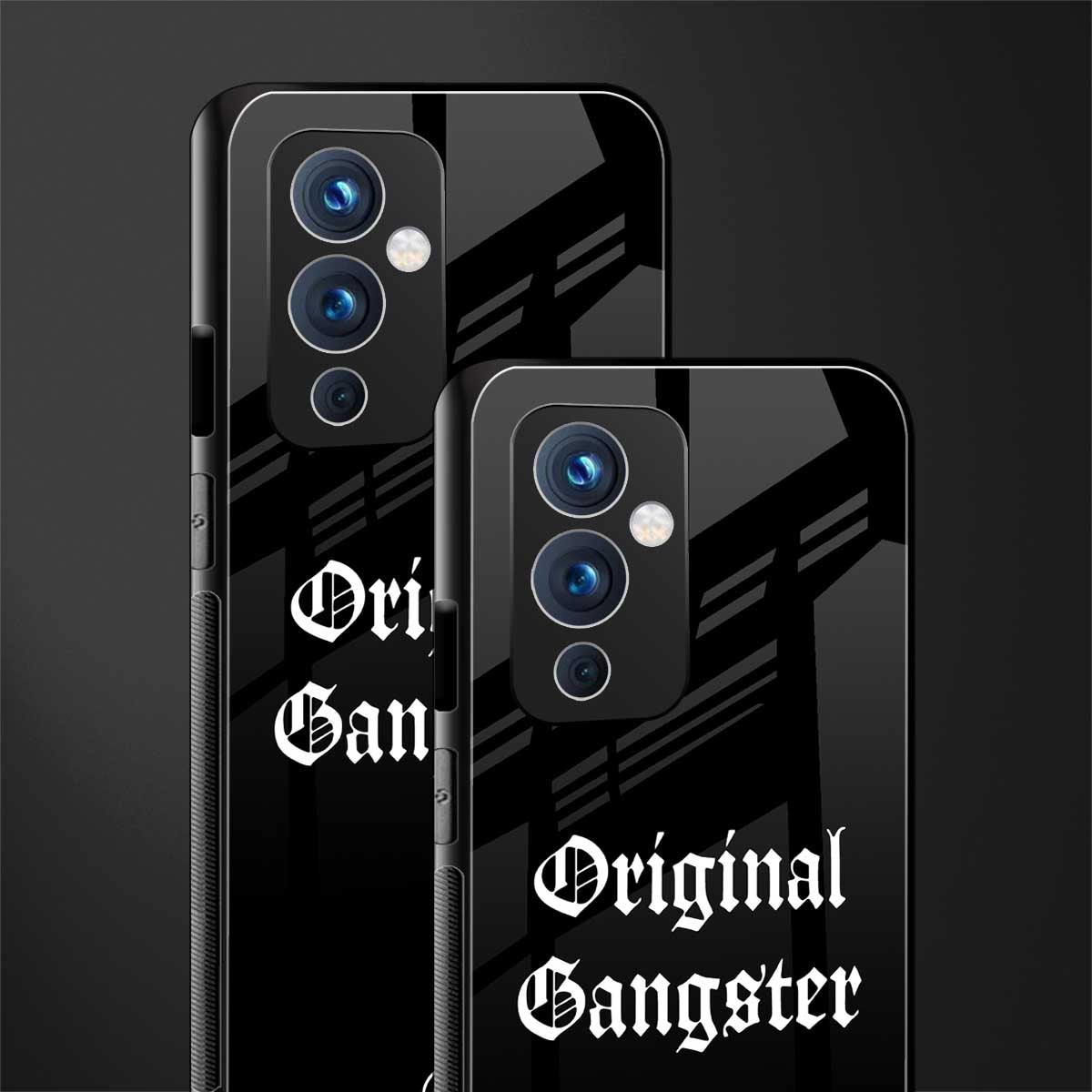 original gangster back phone cover | glass case for oneplus 9