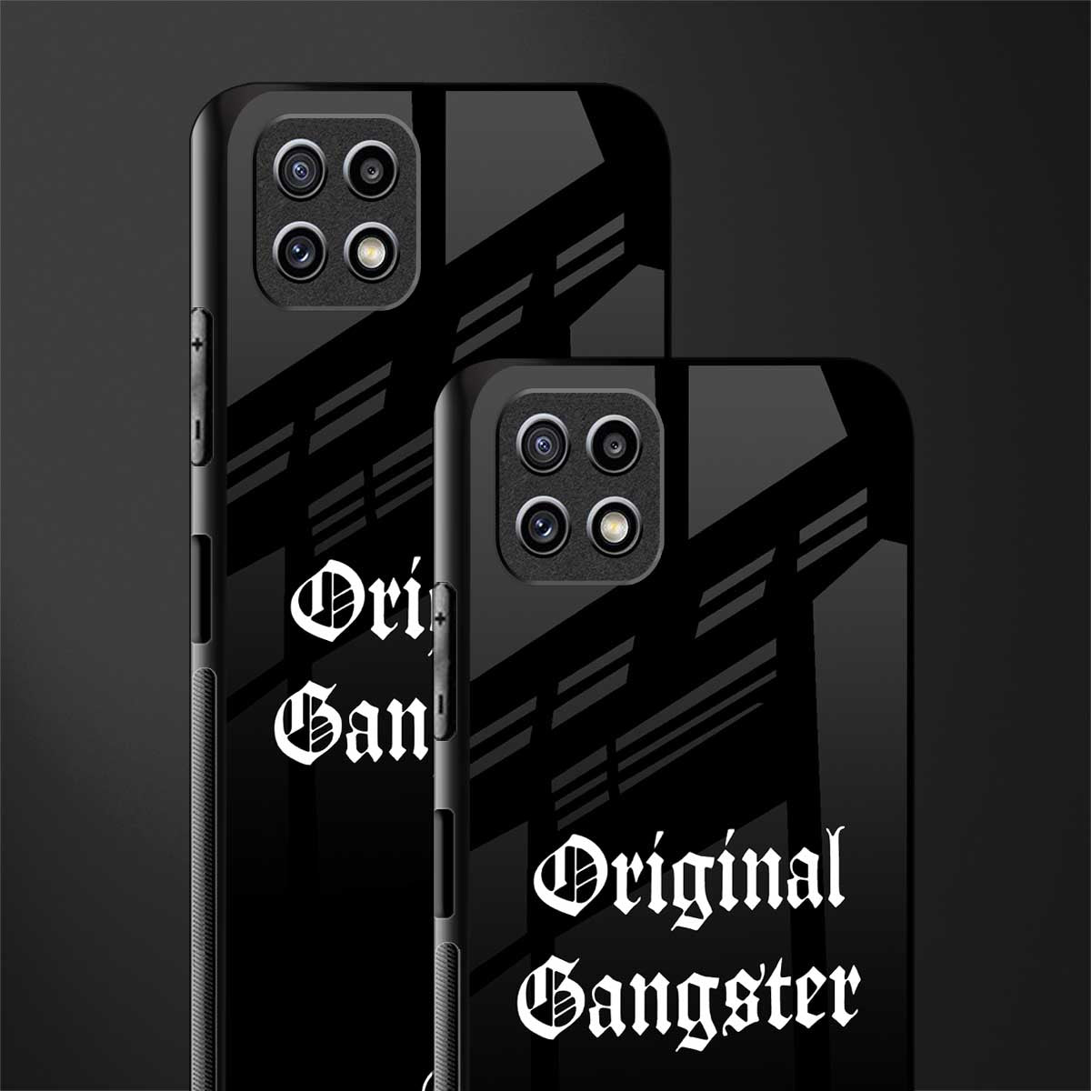 original gangster back phone cover | glass case for samsung galaxy f42