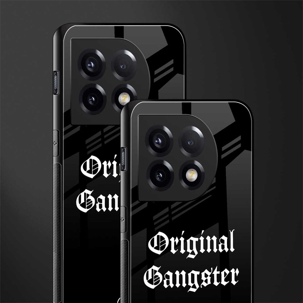 original gangster back phone cover | glass case for oneplus 11