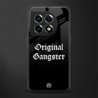 original gangster back phone cover | glass case for oneplus 11