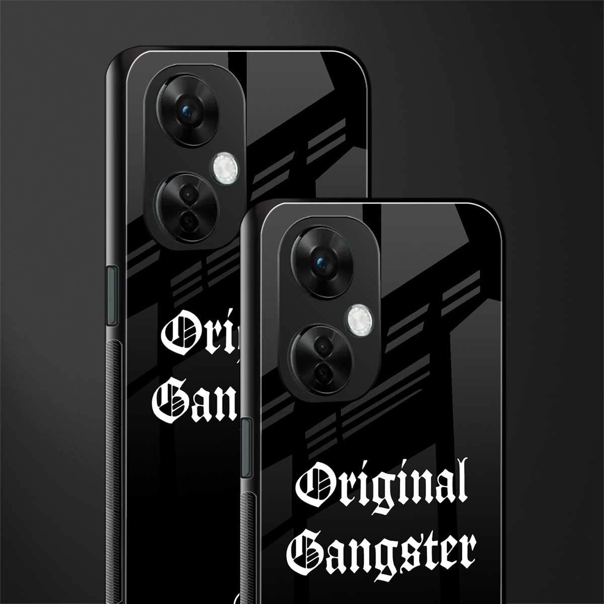 original gangster back phone cover | glass case for oneplus nord ce 3 lite