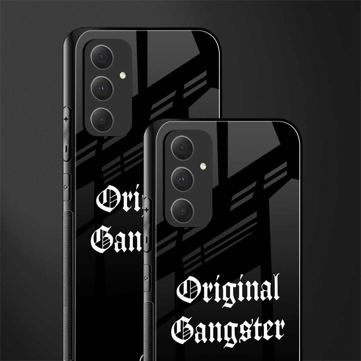 original gangster back phone cover | glass case for samsung galaxy a54 5g