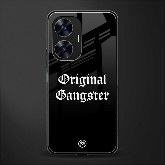 original gangster back phone cover | glass case for realme c55