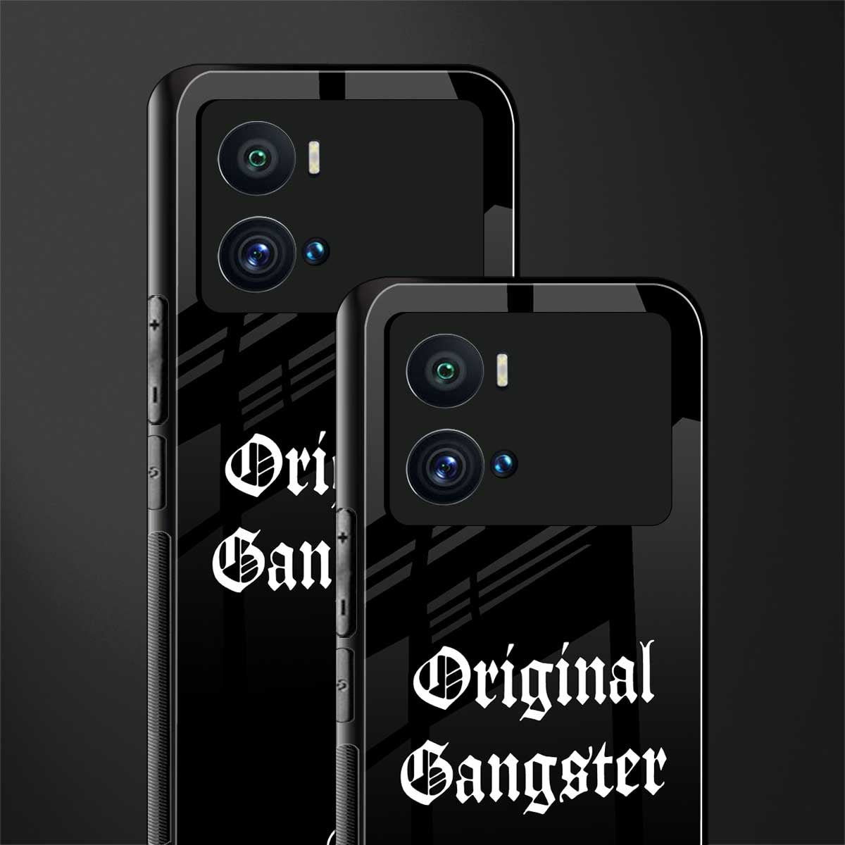original gangster back phone cover | glass case for iQOO 9 Pro
