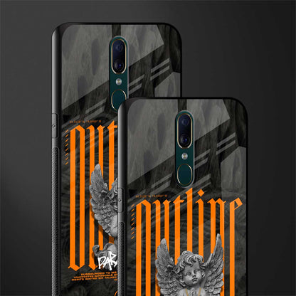 outline glass case for oppo a9 image-2