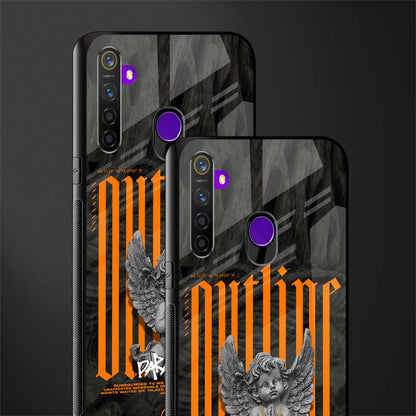 outline glass case for realme 5 image-2
