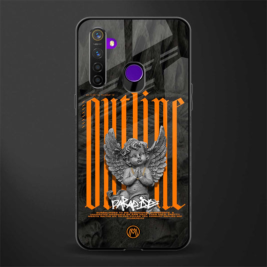 outline glass case for realme 5 image