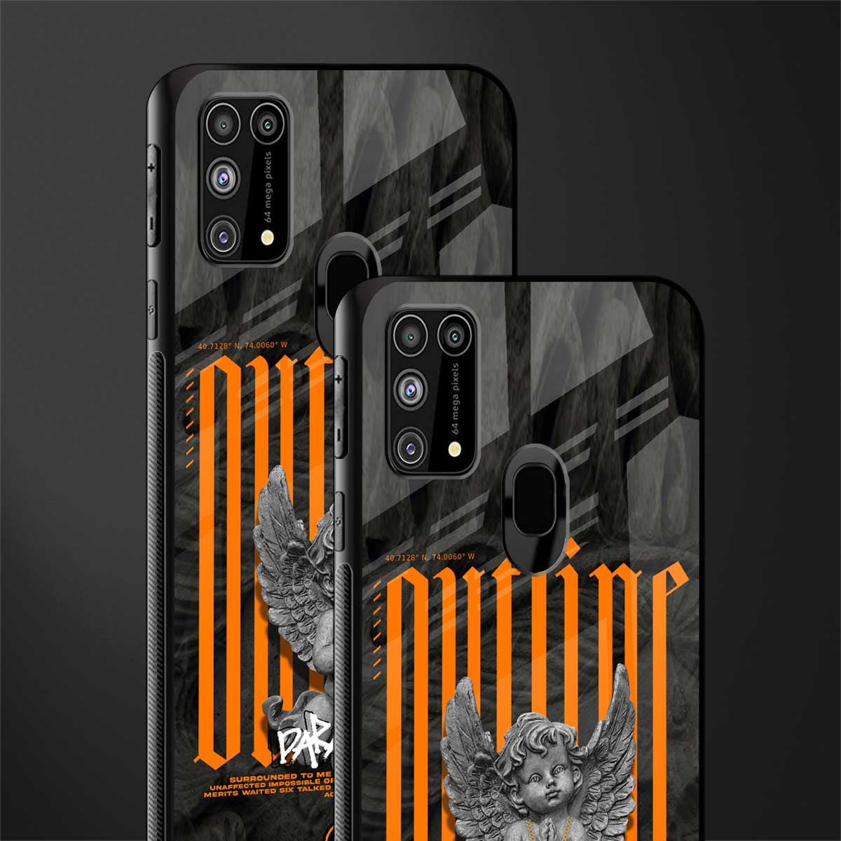 outline glass case for samsung galaxy f41 image-2