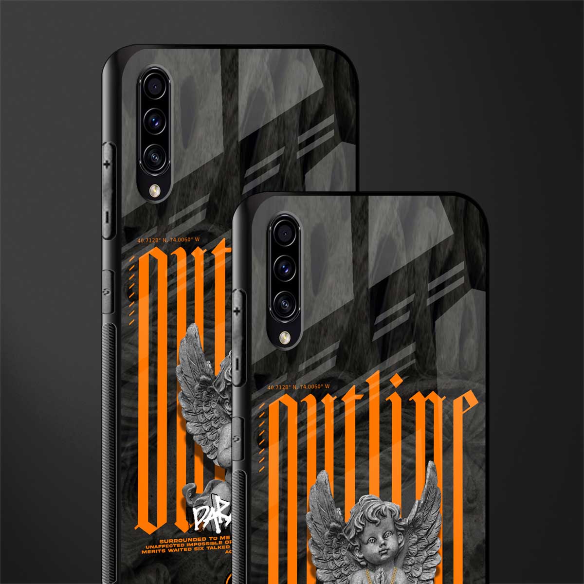 outline glass case for samsung galaxy a50 image-2