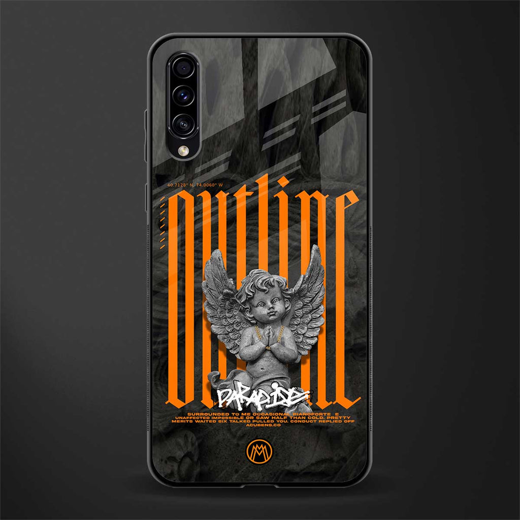 outline glass case for samsung galaxy a70s image