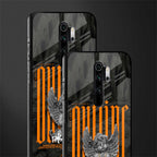 outline glass case for redmi note 8 pro image-2