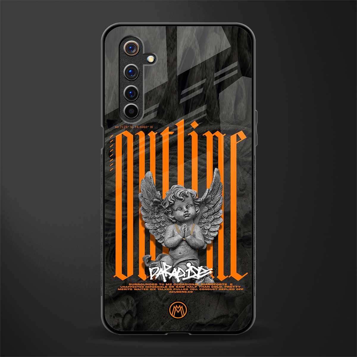 outline glass case for realme 6 pro image