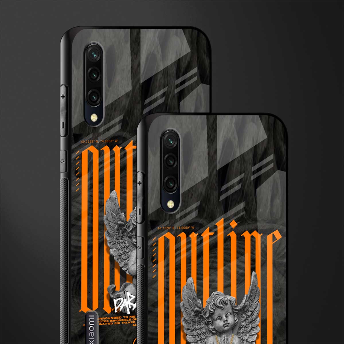 outline glass case for mi a3 redmi a3 image-2