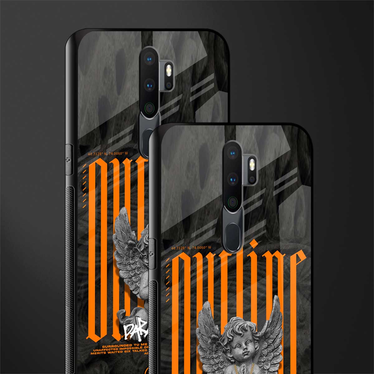 outline glass case for oppo a9 2020 image-2