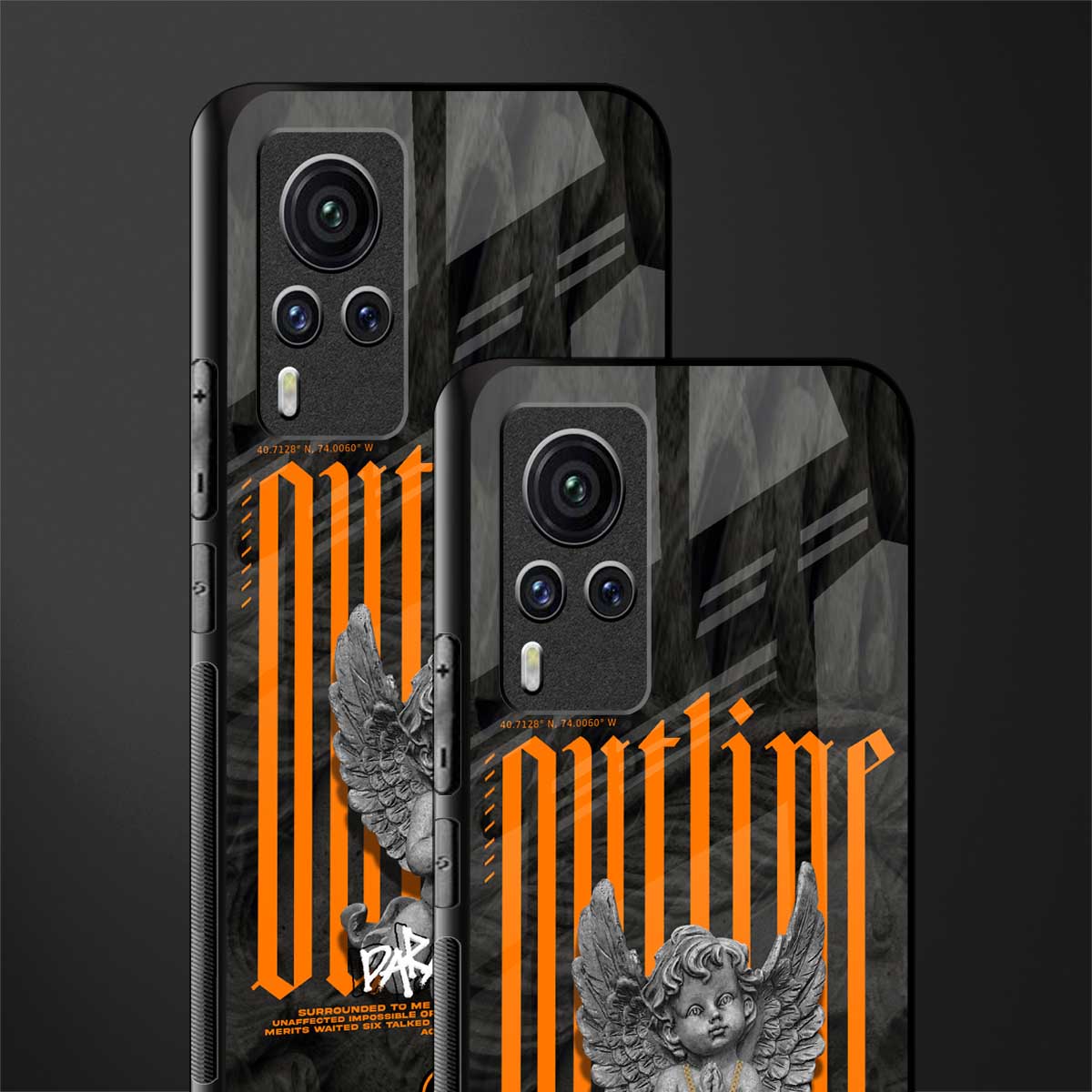 outline glass case for vivo x60 pro image-2