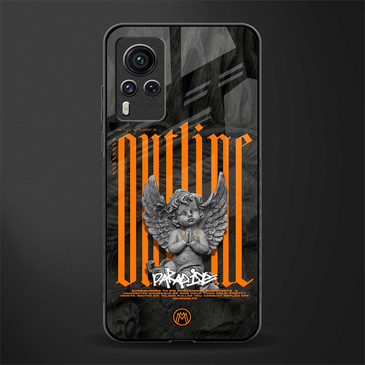 outline glass case for vivo x60 pro image