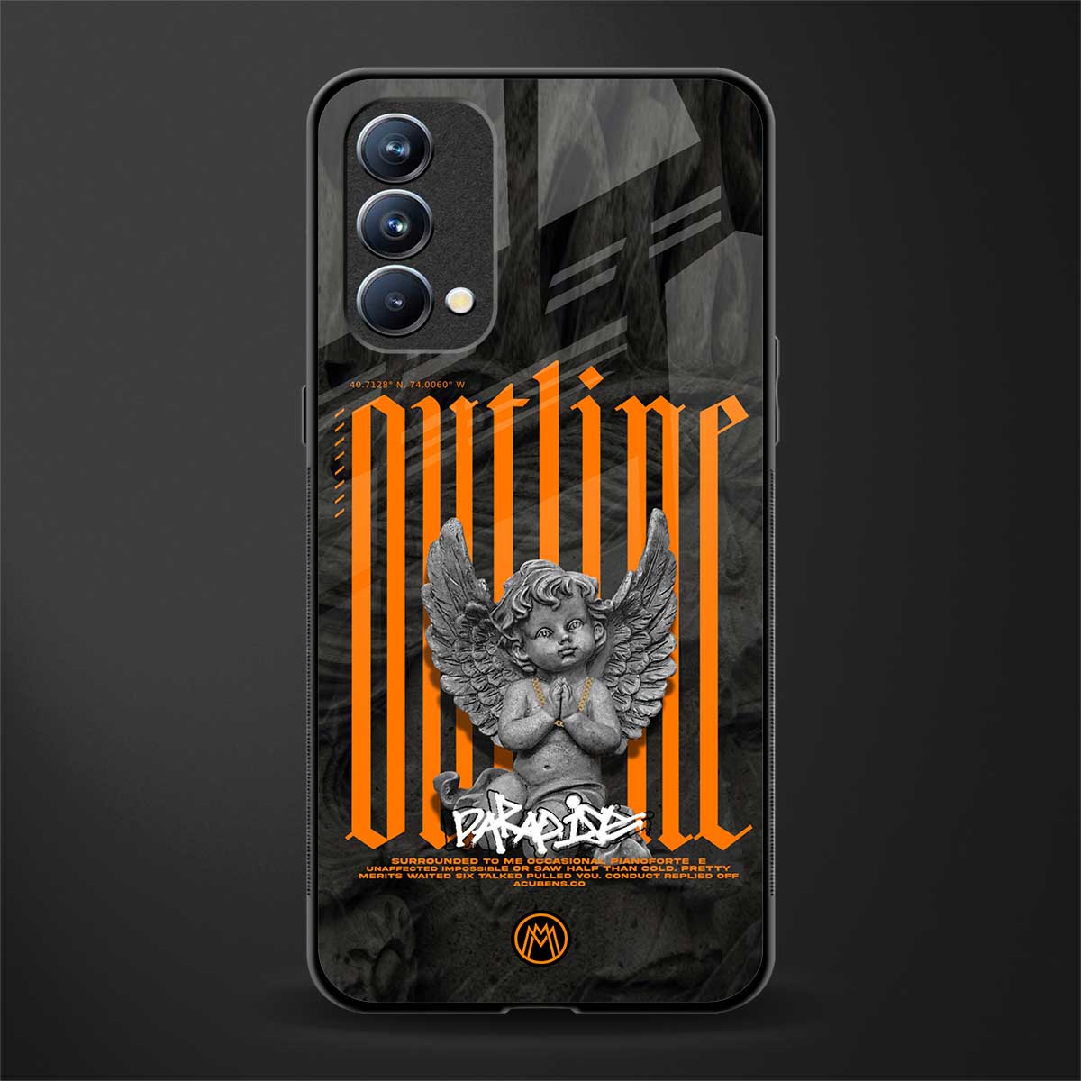 outline glass case for oppo f19 image