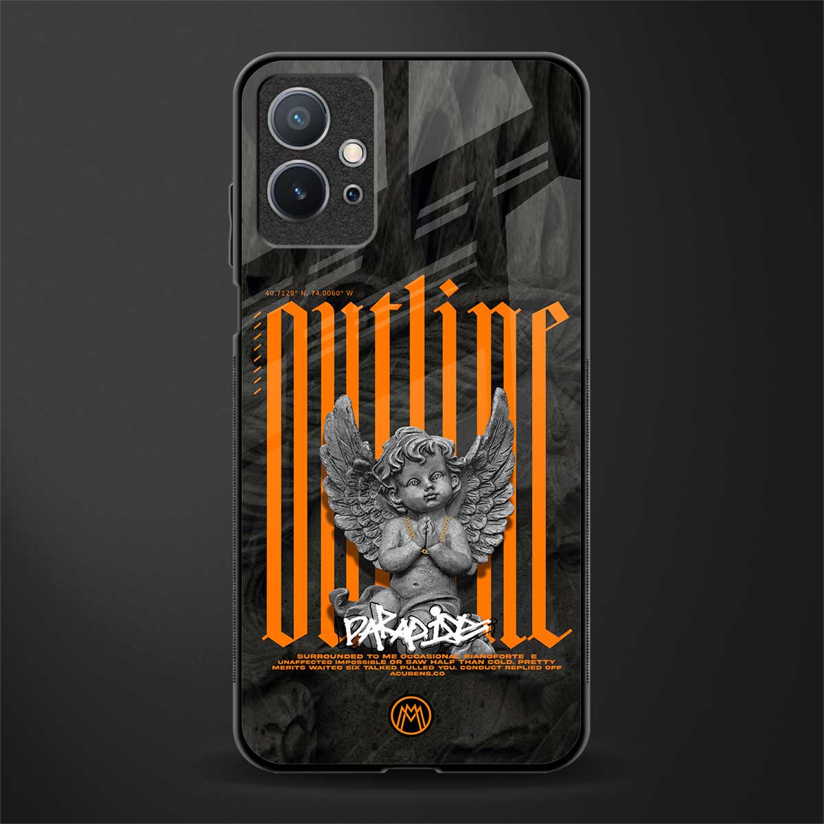 outline glass case for vivo t1 5g image