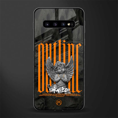 outline glass case for samsung galaxy s10 plus image