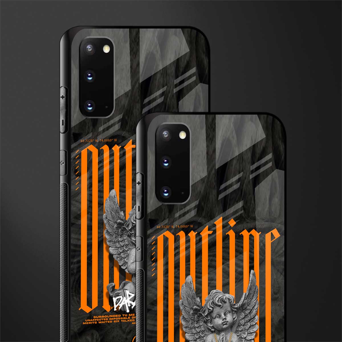 outline glass case for samsung galaxy s20 image-2