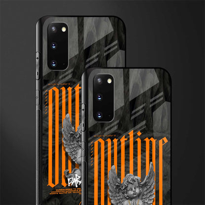 outline glass case for samsung galaxy s20 image-2