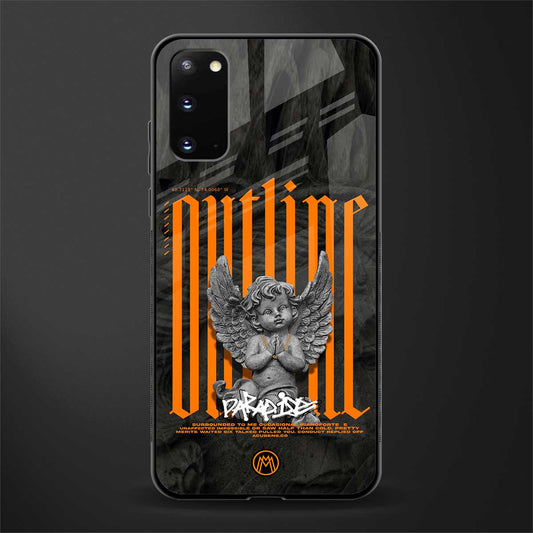 outline glass case for samsung galaxy s20 image