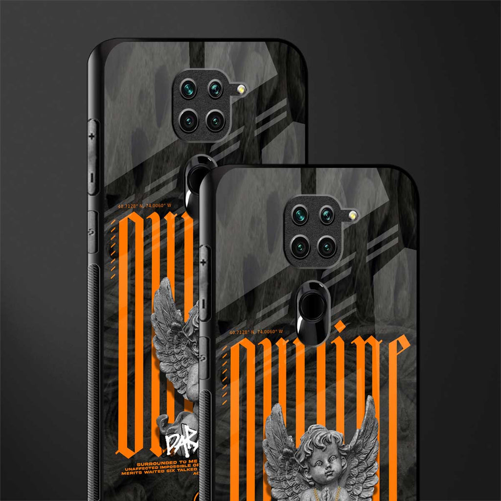 outline glass case for redmi note 9 image-2
