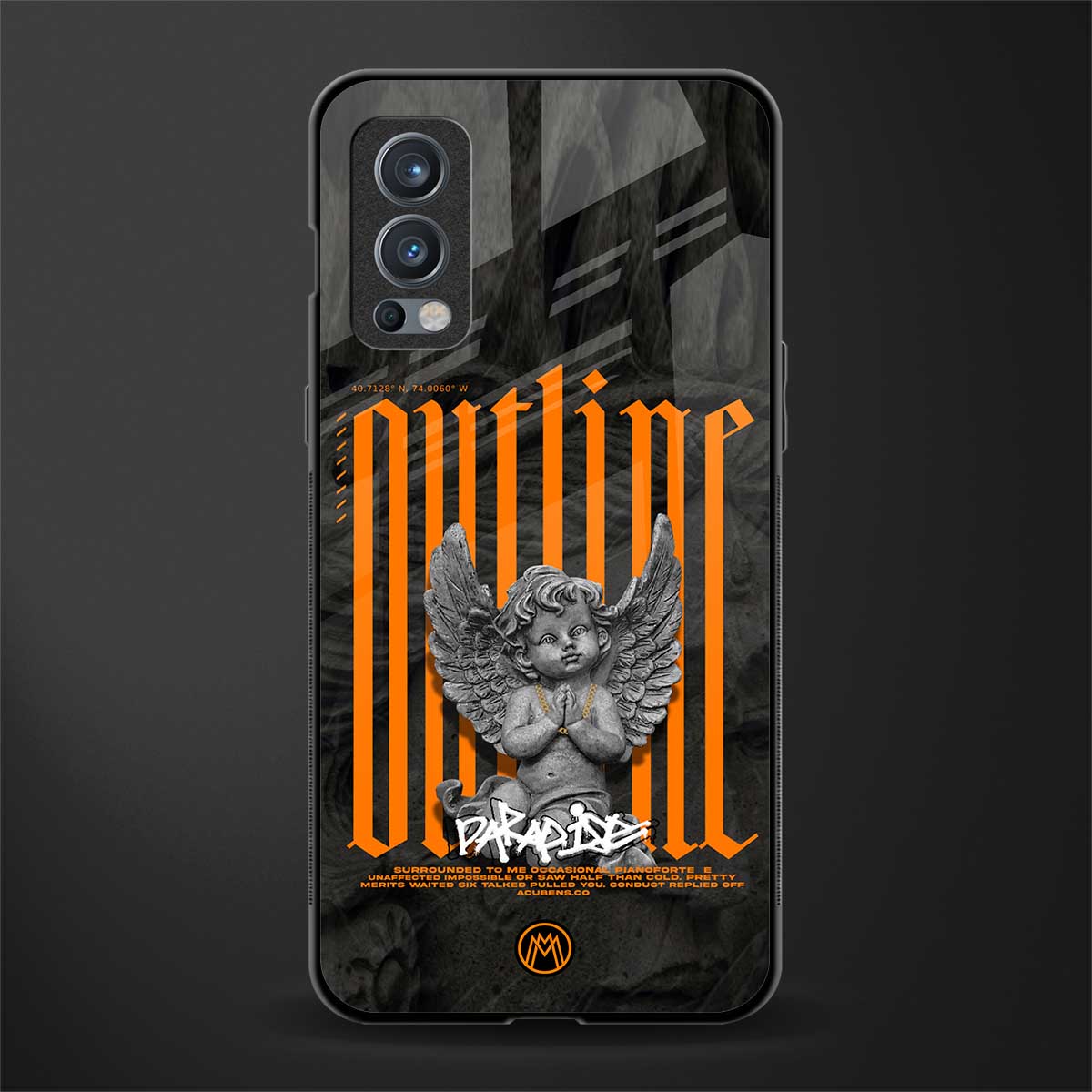 outline glass case for oneplus nord 2 5g image