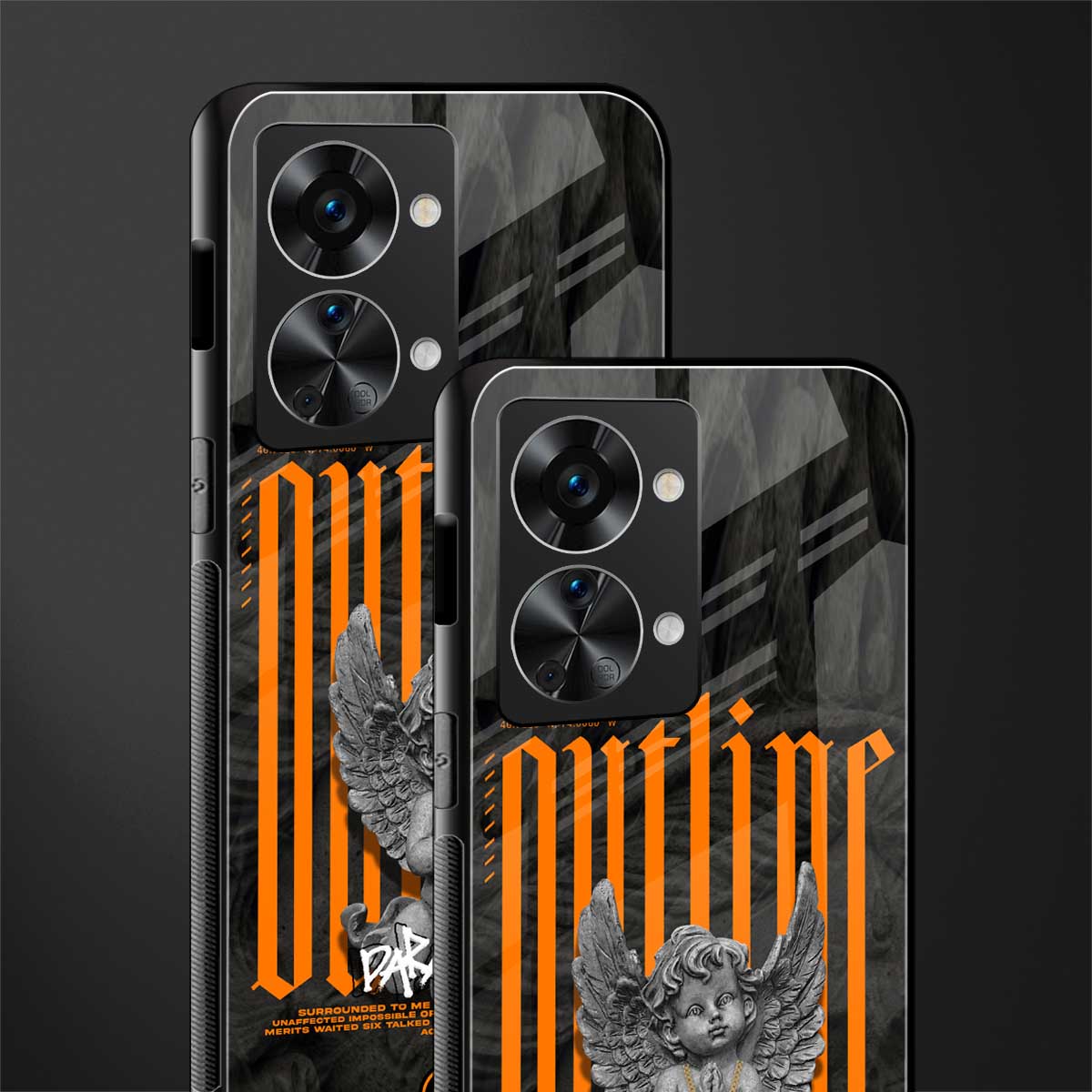 outline glass case for phone case | glass case for oneplus nord 2t 5g