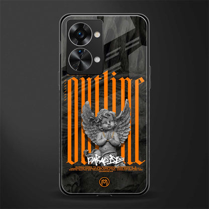 outline glass case for phone case | glass case for oneplus nord 2t 5g