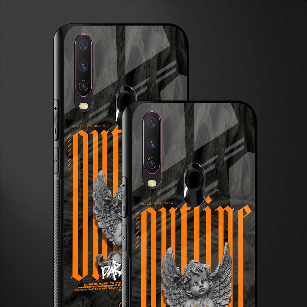 outline glass case for vivo y12 image-2