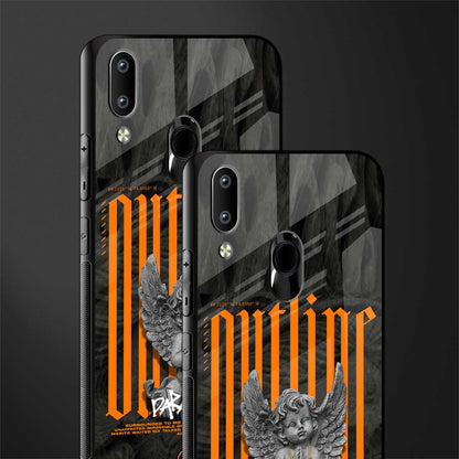 outline glass case for vivo y91 image-2