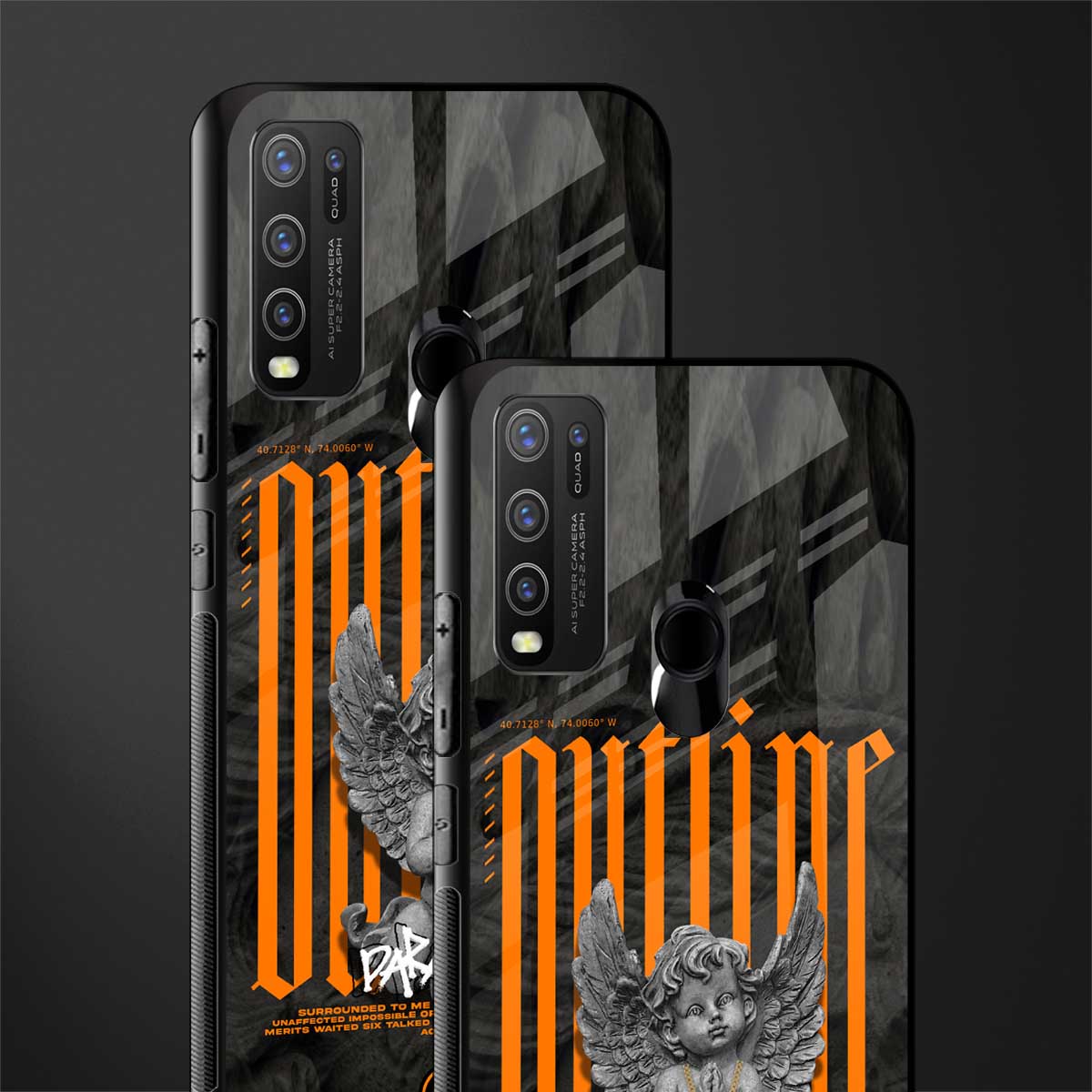 outline glass case for vivo y30 image-2