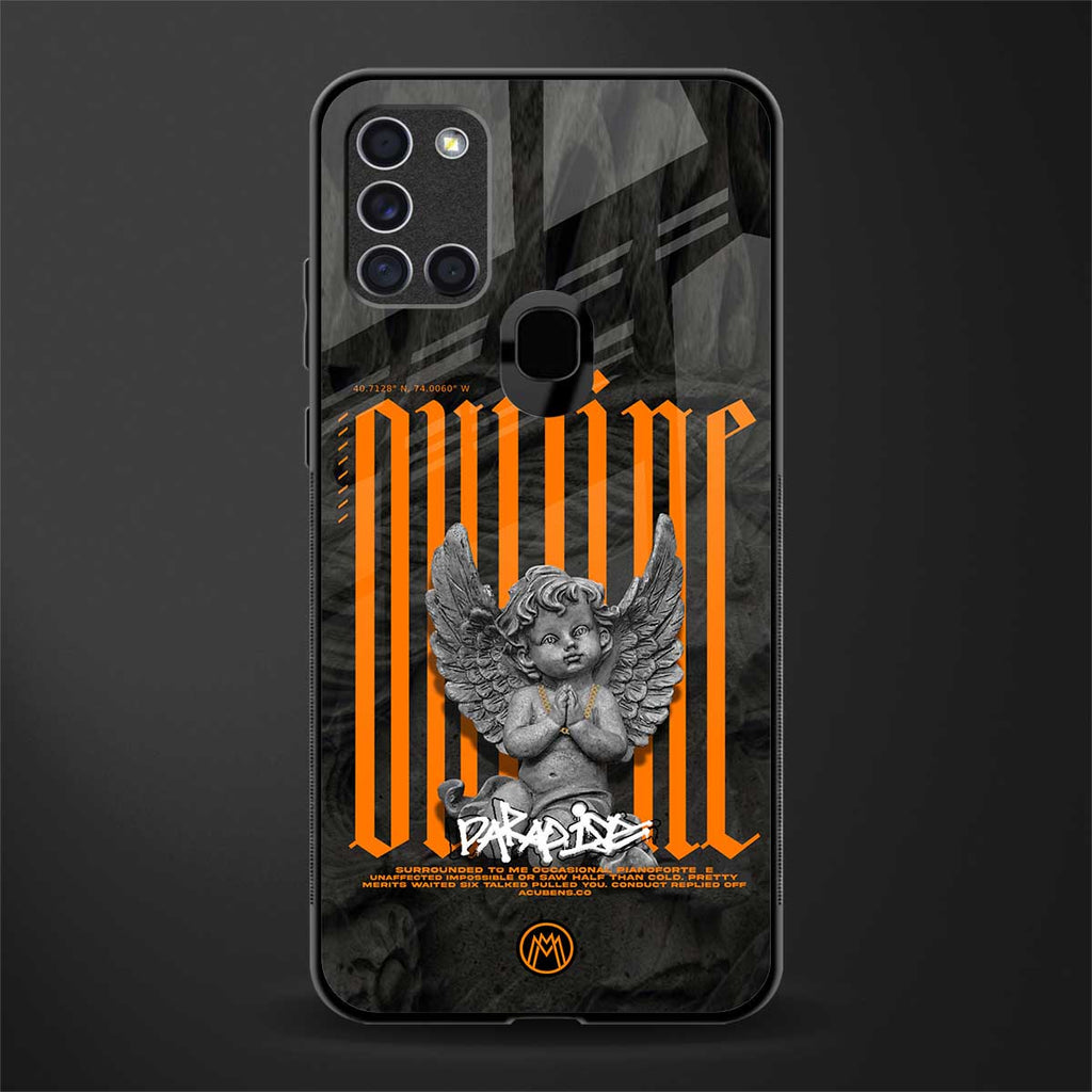 outline glass case for samsung galaxy a21s image