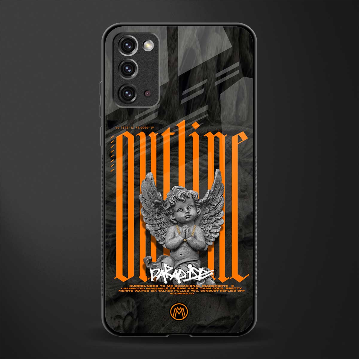 outline glass case for samsung galaxy note 20 image