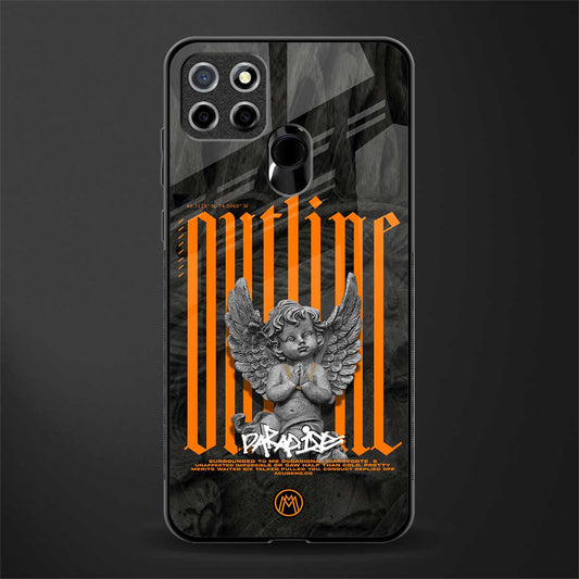 outline glass case for realme narzo 30a image