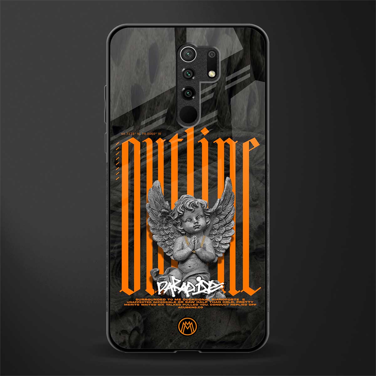 outline glass case for poco m2 image