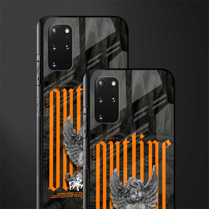 outline glass case for samsung galaxy s20 plus image-2