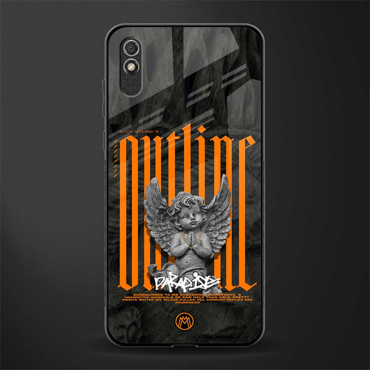 outline glass case for redmi 9a image