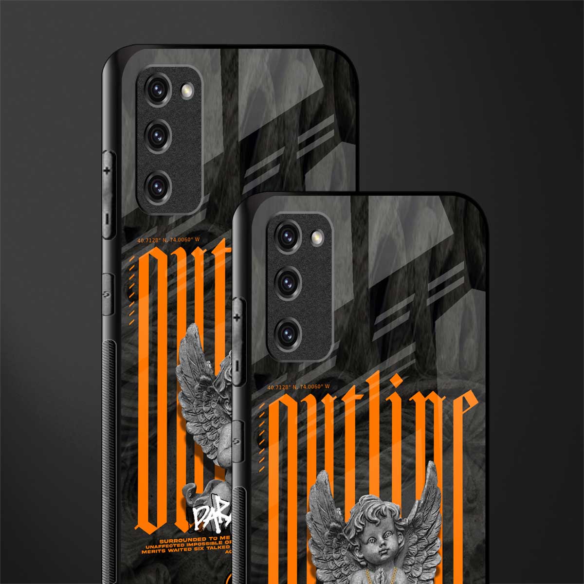 outline glass case for samsung galaxy s20 fe image-2